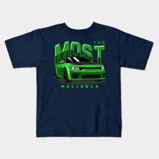 Dodge Charger SRT Hellcat USA Kids T-Shirt